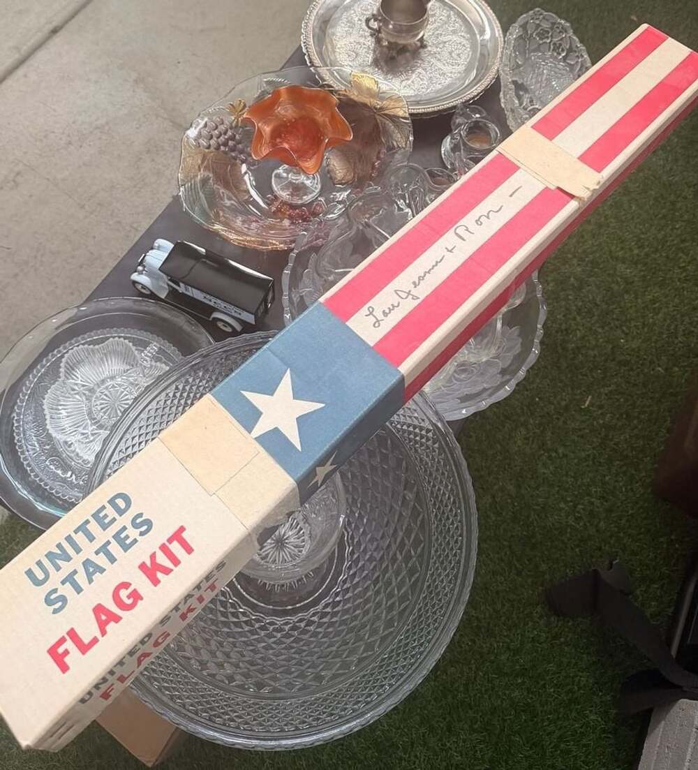 Vintage American Flag Valley Forge Pioneer Cotton United States Flag Kit 3x5ft